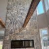 Matterhorn and Door County Fieldstone Natural Thin Stone Veneer Custom Blend Interior
