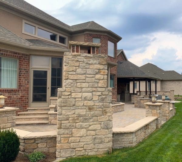 Addison Tumbled Real Stone Veneer Outdoor Living