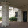 Athens Natural Stone Veneer Commercial Exterior with Only 7.75 Inch Pieces
