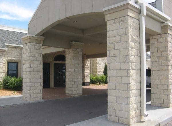 Athens Real Dimensional Stone Commercial Exterior with Only 7.75 Inch Pieces