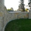 Castle Ridge Natural Thin Stone Veneer Privacy Wall